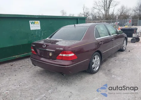 2004 Lexus Ls 430 z USA, uszkodzony, nr VIN JTHBN36F040149214